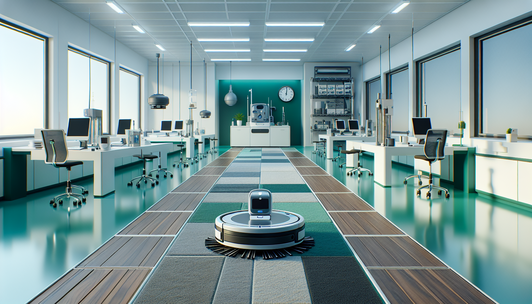 Testování robotických vysavačů